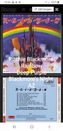 Inserat Blackmore'sRainbow50thAZ AaronZzTop Uvm.