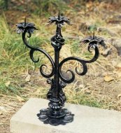 Inserat Kerzenständer geschmiedet mit Rundboden