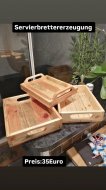 Inserat Servierbrettererzeugung mit Griff