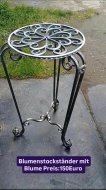 Inserat Blumenstockständer mit Blume