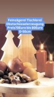Inserat Feinsägerei  Obstschüsselerzeugung