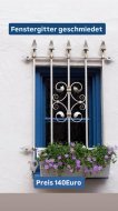 Inserat FenstergitterKonstruktionen geschmiedet