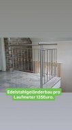 Inserat Edelstahlgeländerbau mit Vergoldung