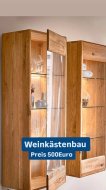 Inserat Hängende Weinschränkebau Produktion