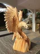 Inserat Adlerschnitzerei mit Teelichthalter