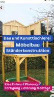 Inserat Bau und Kunsttischlerei 