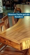 Inserat Massive Tische mit Sessel 